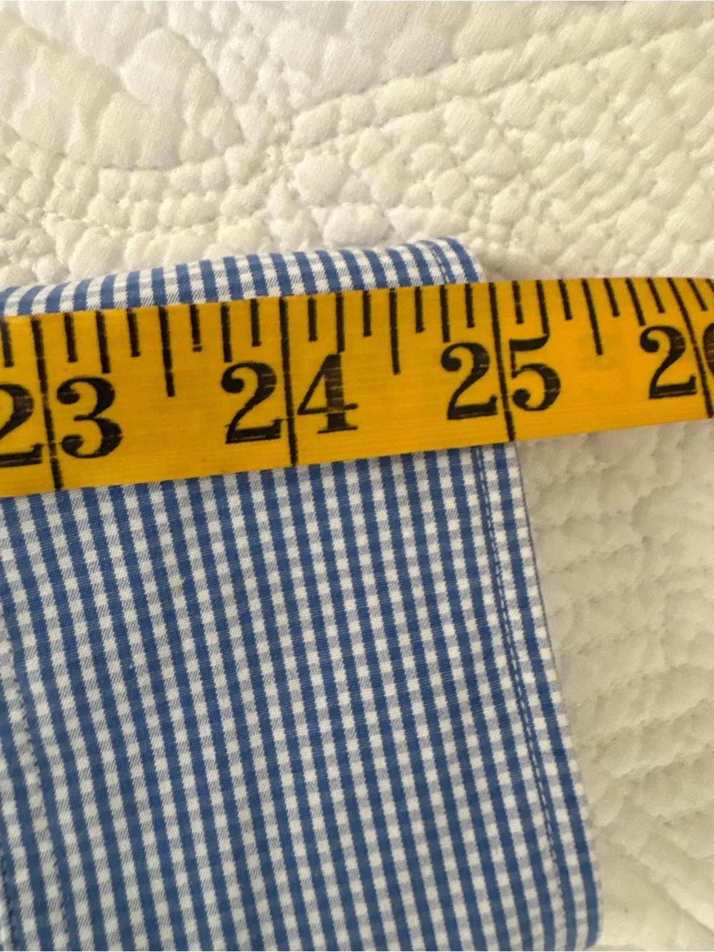 J. Crew Haberdashery 80s 2 ply Blue check button down size M (15-15.5) Nice!
